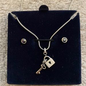 Swarovski Brand new necklace and earrings